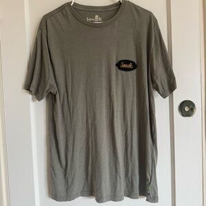 Sanuk grey Short Sleeve Crew Tee